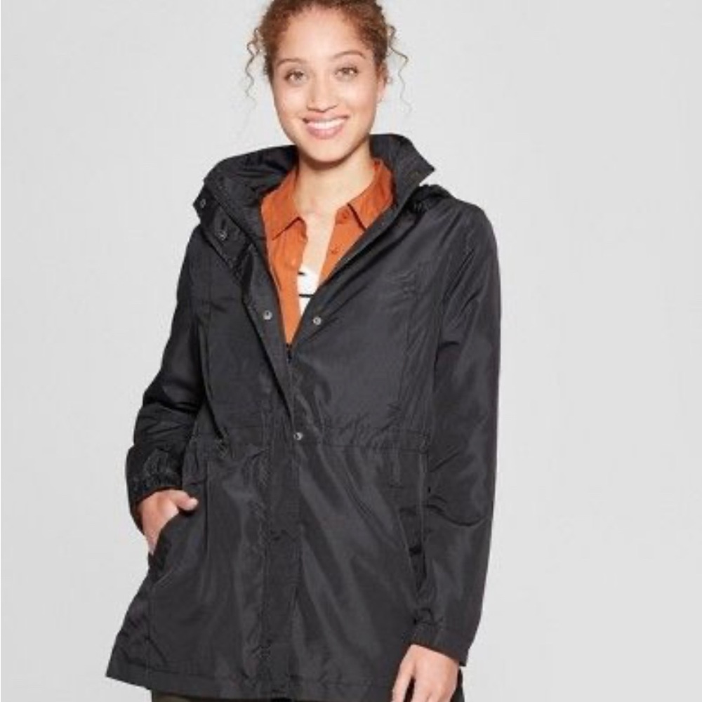 Merona rain jacket in black